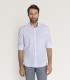 CAMISA CON TEJIDO SEERSUCKER CON RAYAS