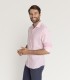 CAMISA CON TEJIDO SEERSUCKER Y RAYAS.