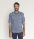 CAMISA FLORAL AZUL