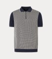 Polo tricotosa jacquard