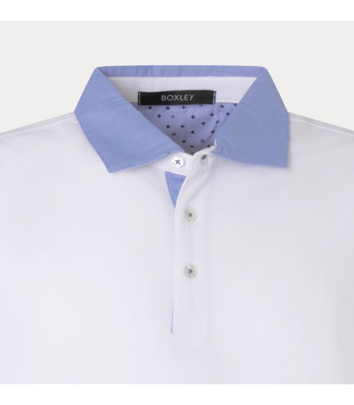 Polo cuello de tejido