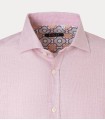 Camisa mini rayas lino/algodón