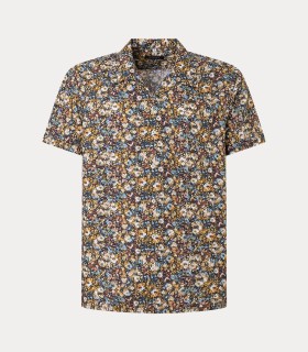 Camisa estampada manga corta