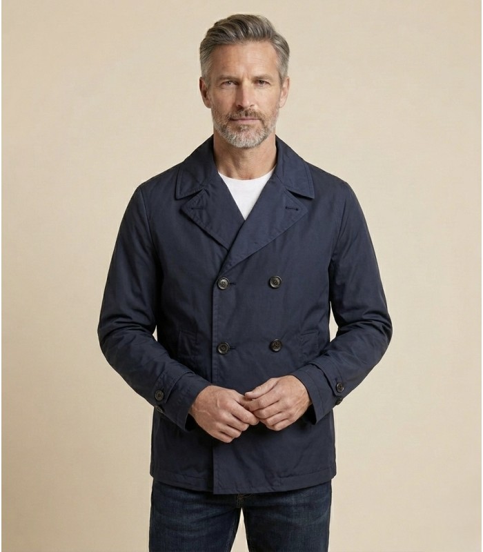 Chaqueta cruzada técnica